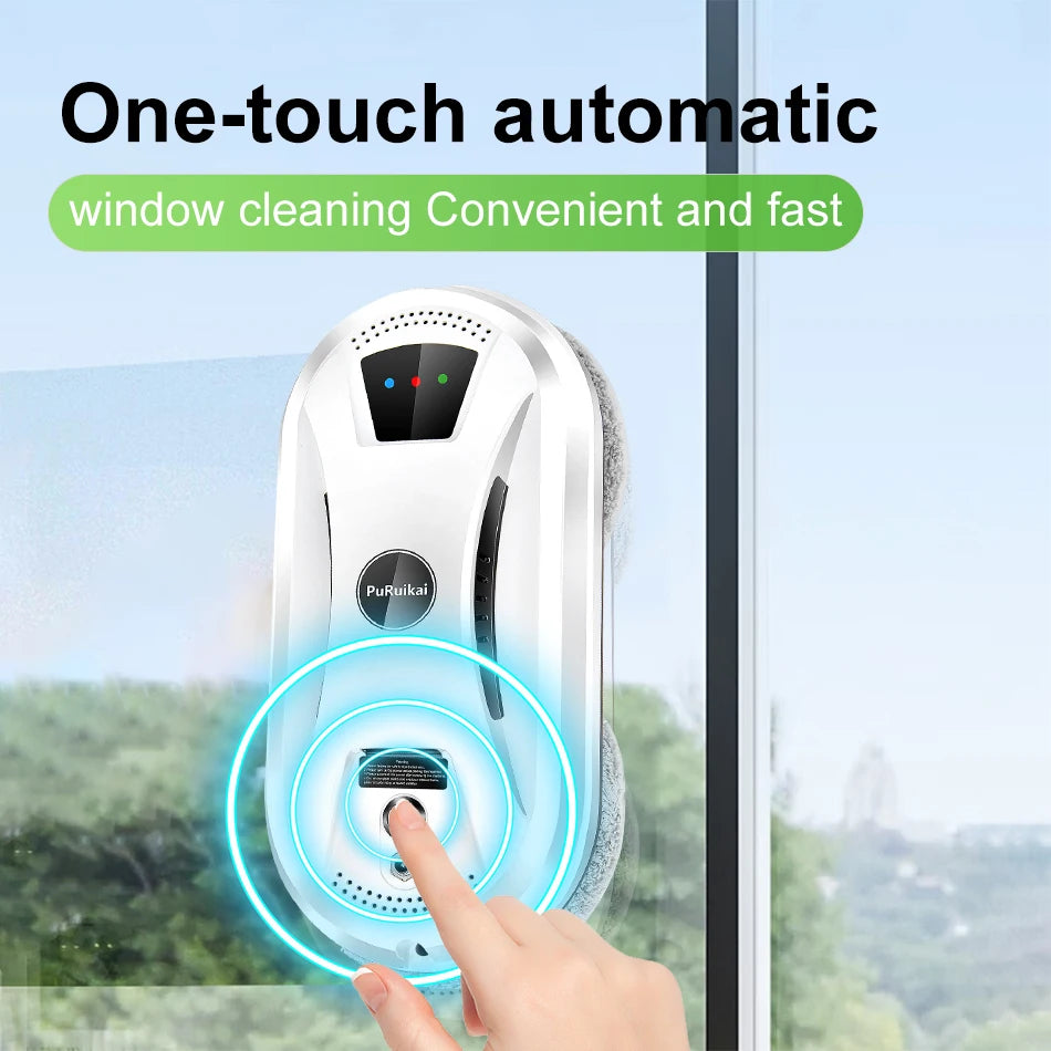 Robot Aspirateur Ultra-Mince pour Vitres - Nettoyage Électrique Télécommandé, Nettoyeur de Fenêtres et Verre pour Maison - N361 | Bapnex Store™