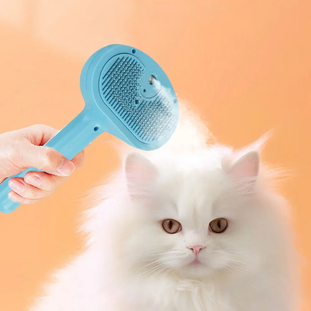 Brosse autonettoyante et Massante , vapeur électrique pour Animaux | Bapnex Store™