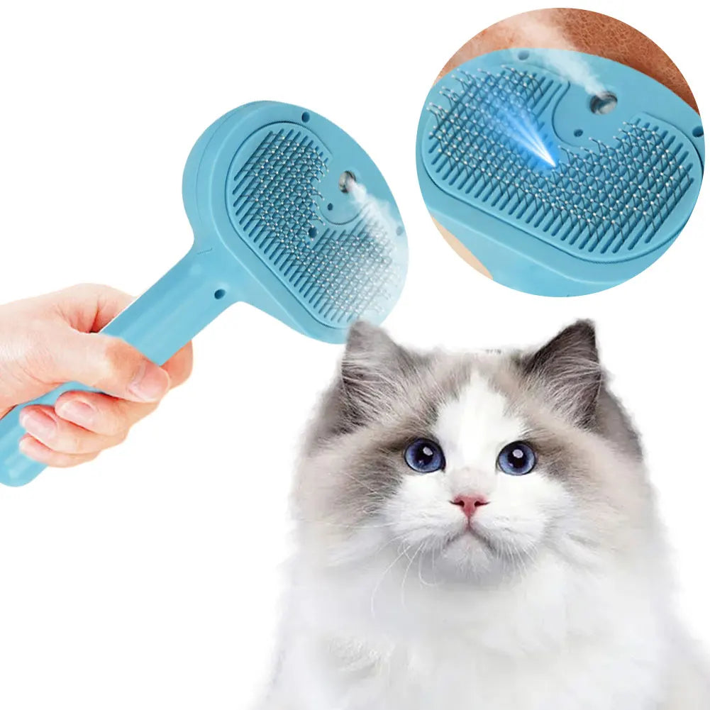 Brosse autonettoyante et Massante , vapeur électrique pour Animaux | Bapnex Store™