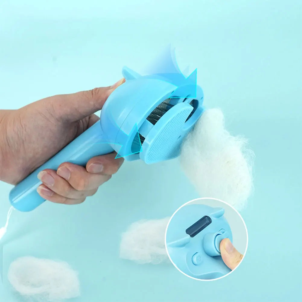 Brosse autonettoyante et Massante , vapeur électrique pour Animaux | Bapnex Store™