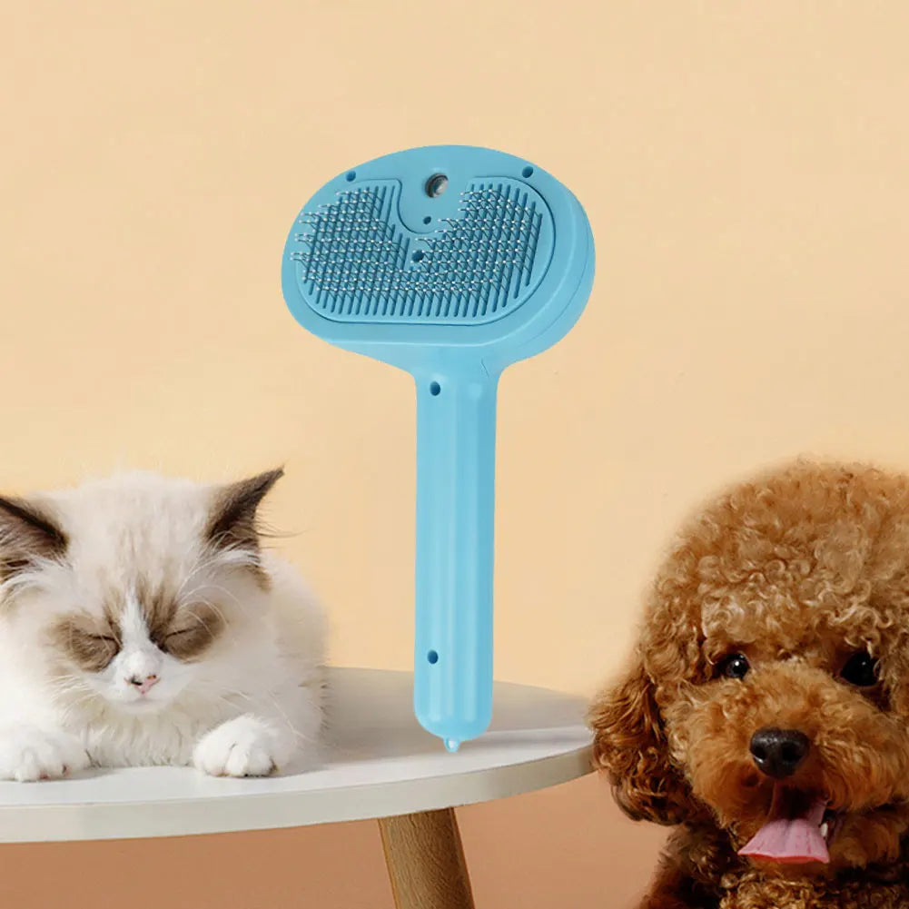 Brosse autonettoyante et Massante , vapeur électrique pour Animaux | Bapnex Store™