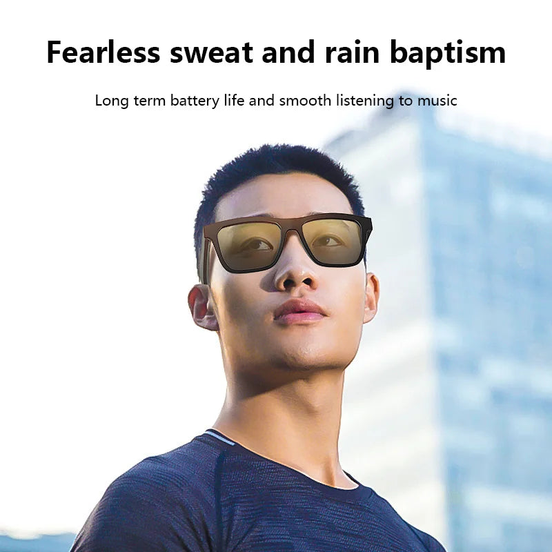 Lunettes Connectées Intelligentes Bluetooth | Bapnex Store™ bluetooth 5.3 multifonctionnel sans fil appel musique Assistant vocal Navigation étanche Anti-UV