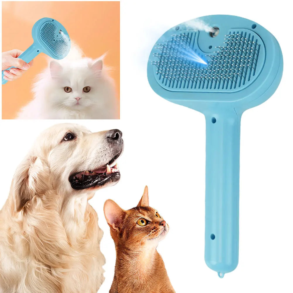 Brosse autonettoyante et Massante , vapeur électrique pour Animaux | Bapnex Store™