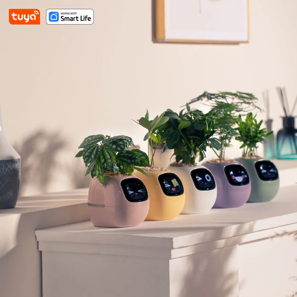 Jardinière intelligente Tuya Ivy smart connecté - Capteurs IA puissante intégrée